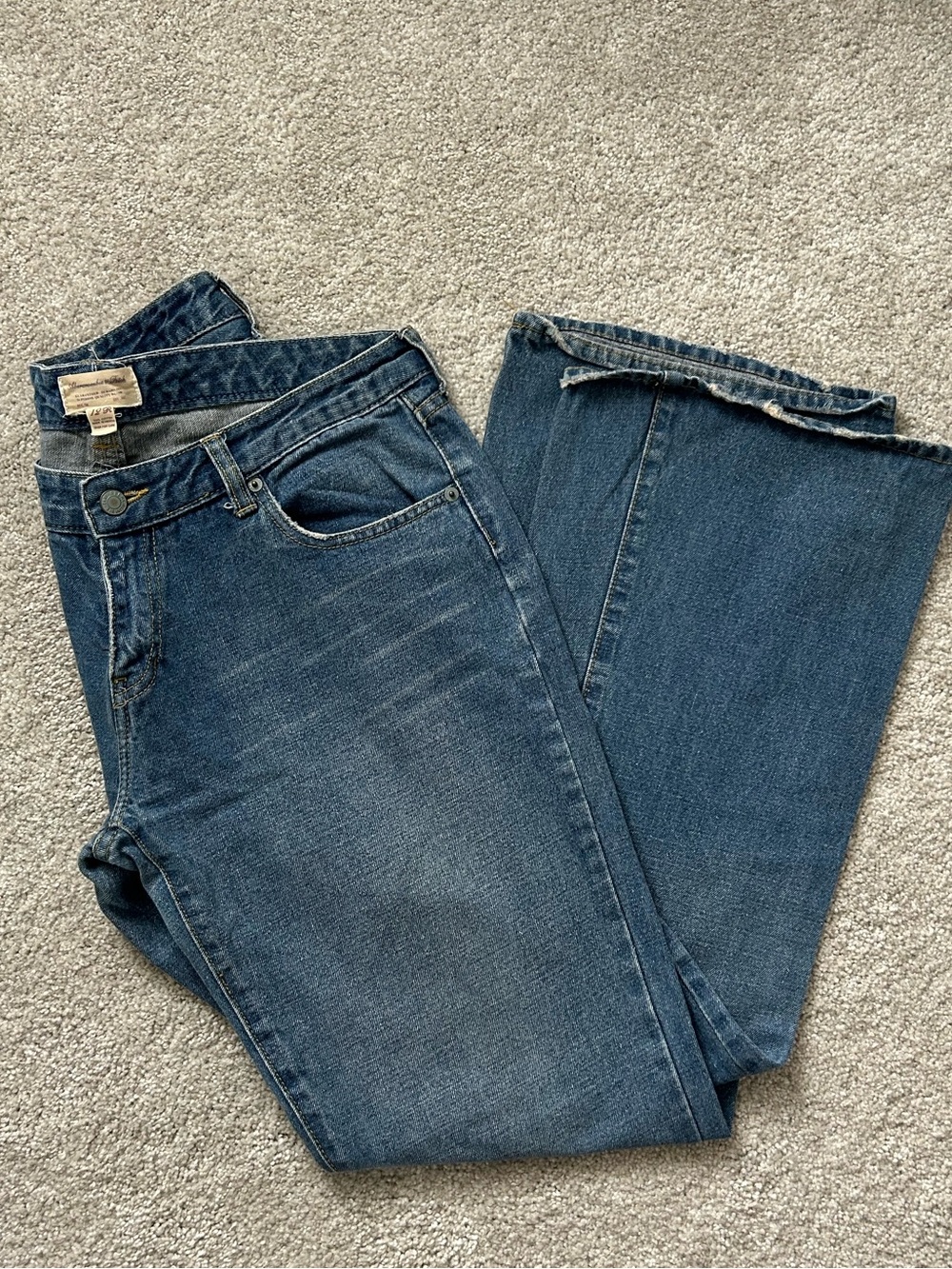 Abercrombie & Fitch Women's Medium Blue Bootcut Jeans